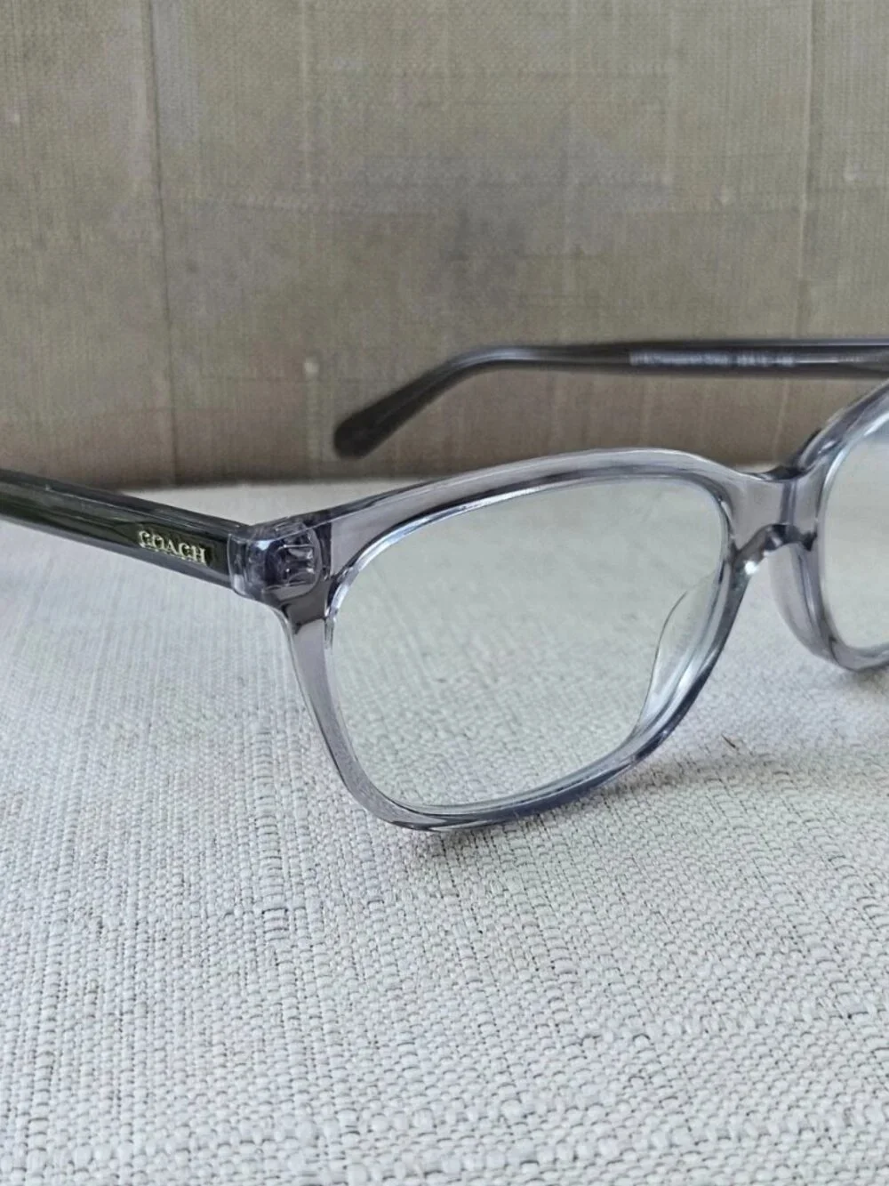 Coach Eyeglasses Frame Transparent Gray HC6139U Eyewear Unisex Glasses 5176